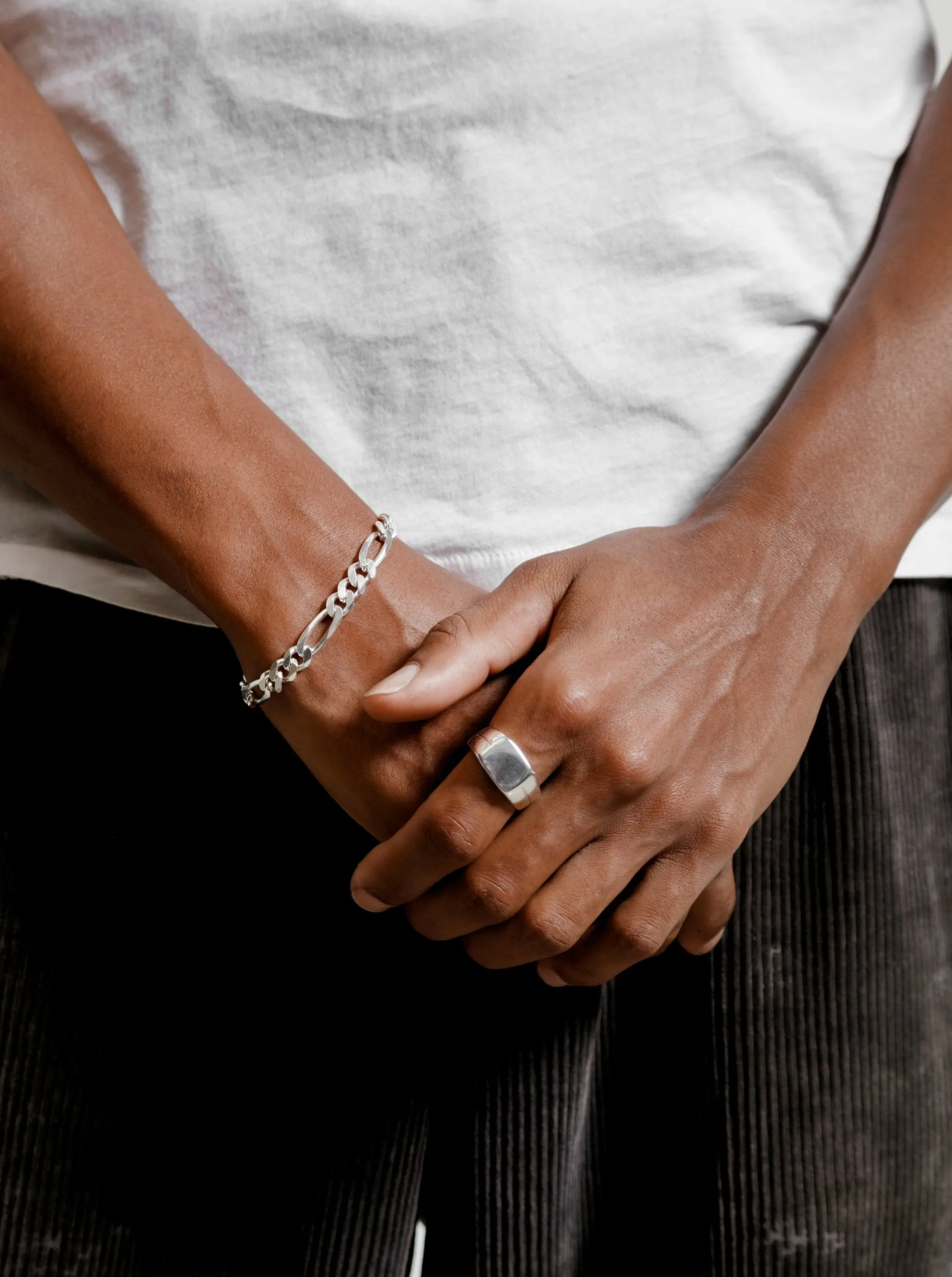 Gino Signet Ring - Sterling Silver
