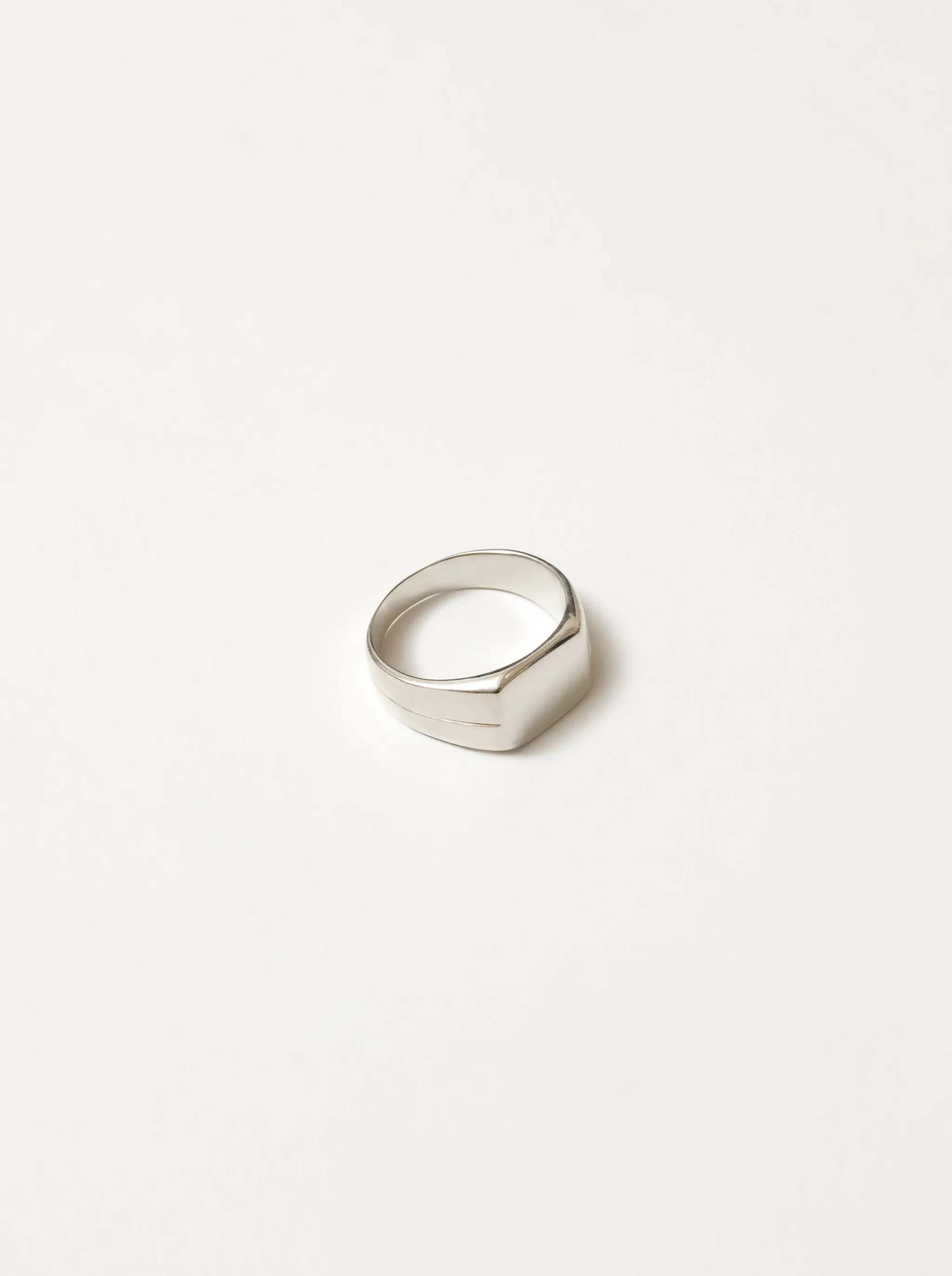 Gino Signet Ring - Sterling Silver