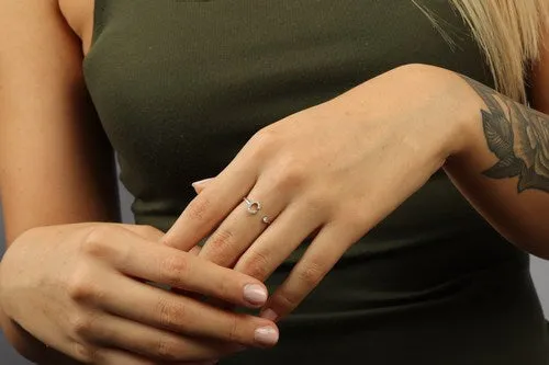 Gold Initial Ring -Signet Letter Rings