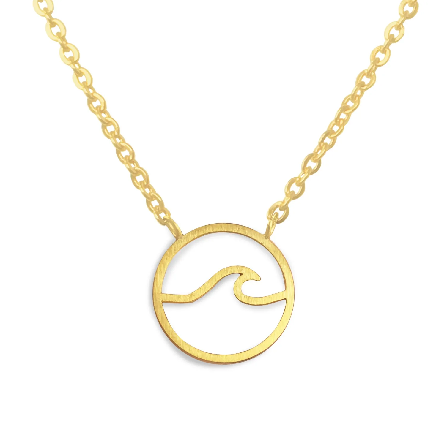 Gold Ocean Wave Victoria Necklace