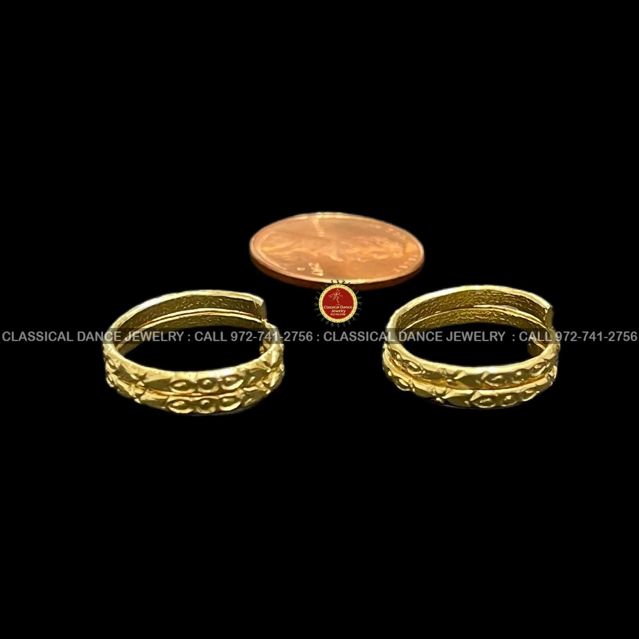 Gold Toe Rings Mattelu Bichhiya Indian Jewelry | Traditional panchaloha | weddings Bharatnatyam, Kuchipudi | Classical Dance Jewelry
