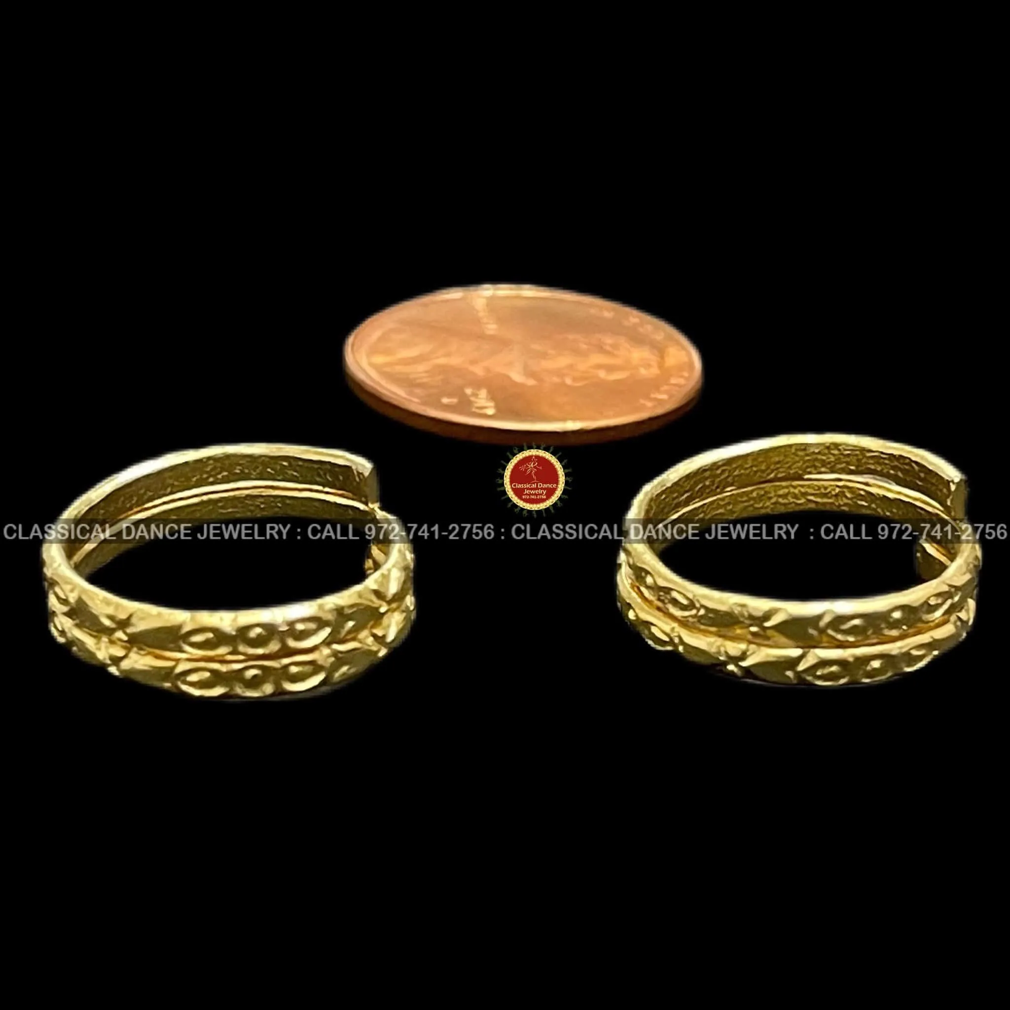 Gold Toe Rings Mattelu Bichhiya Indian Jewelry | Traditional panchaloha | weddings Bharatnatyam, Kuchipudi | Classical Dance Jewelry