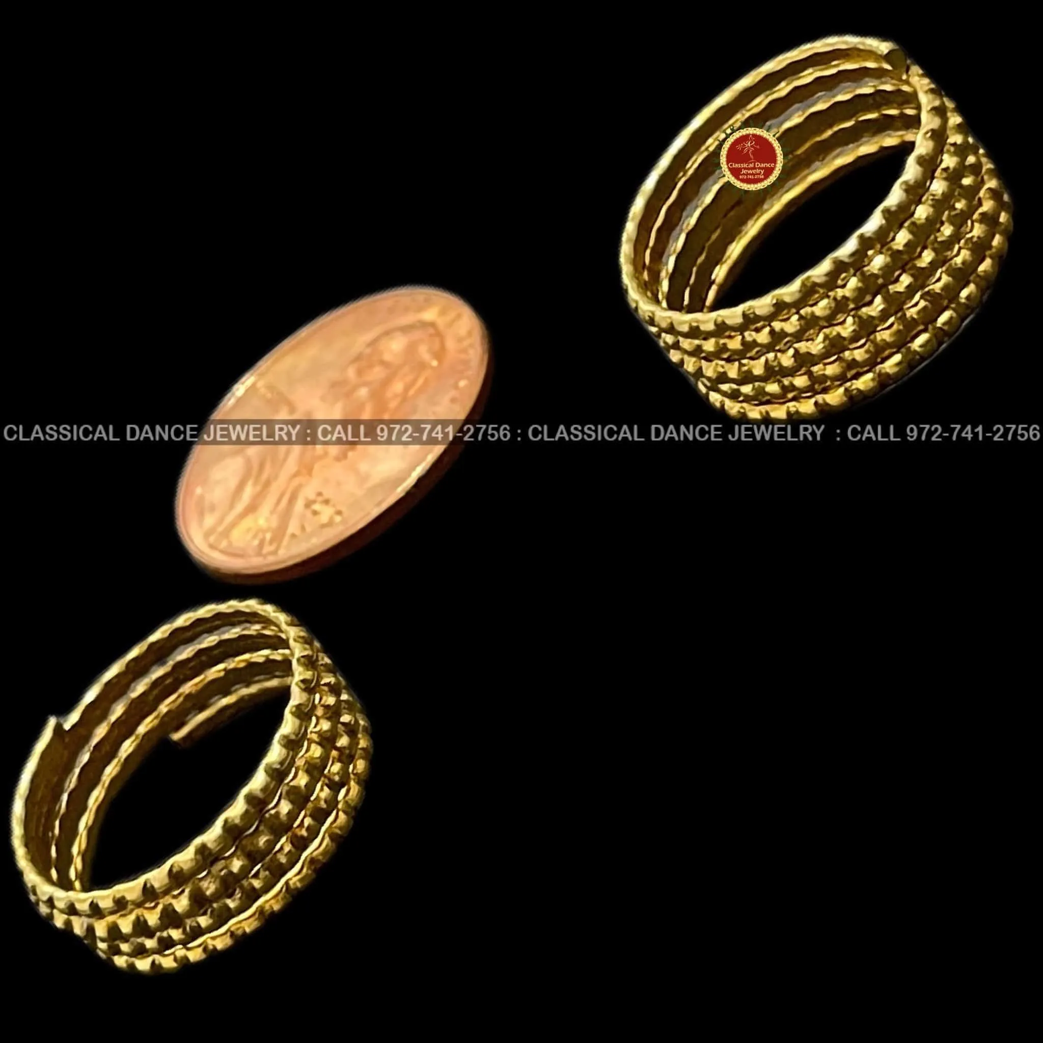 Gold Toe Rings Mattelu Bichhiya Indian Jewelry | Traditional panchaloha | weddings Bharatnatyam, Kuchipudi | Classical Dance Jewelry
