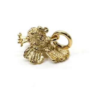 Gold Turkey charm for her charm bracelet with 3-d 14kt Gold Vermeil Turkey