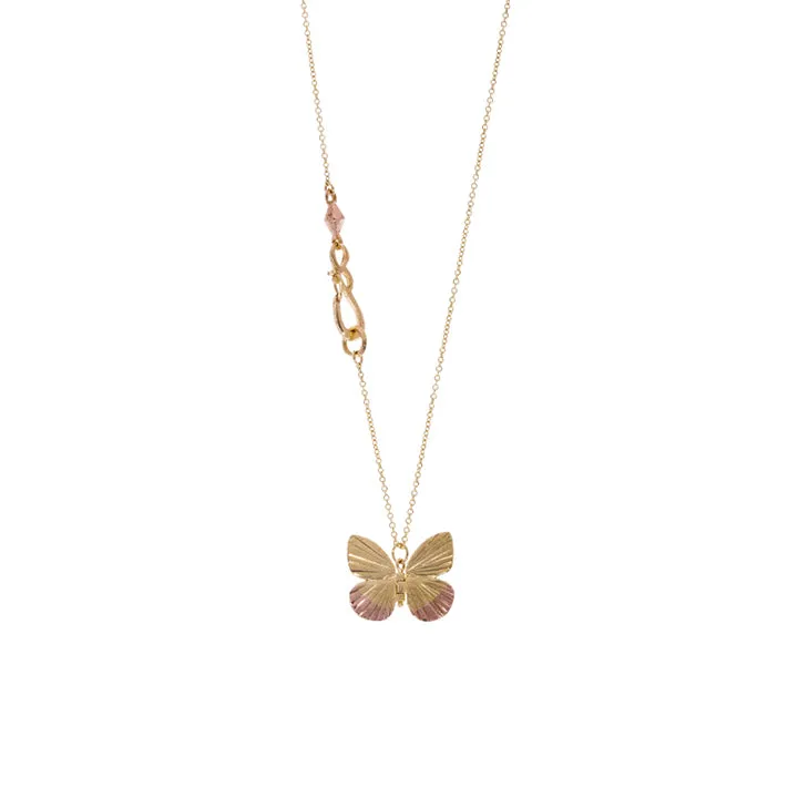 Golden Baby Butterfly Pendant