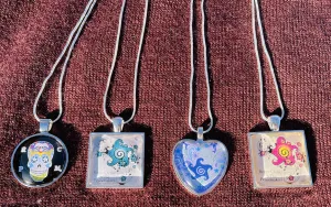 Graphic Pendant Necklaces