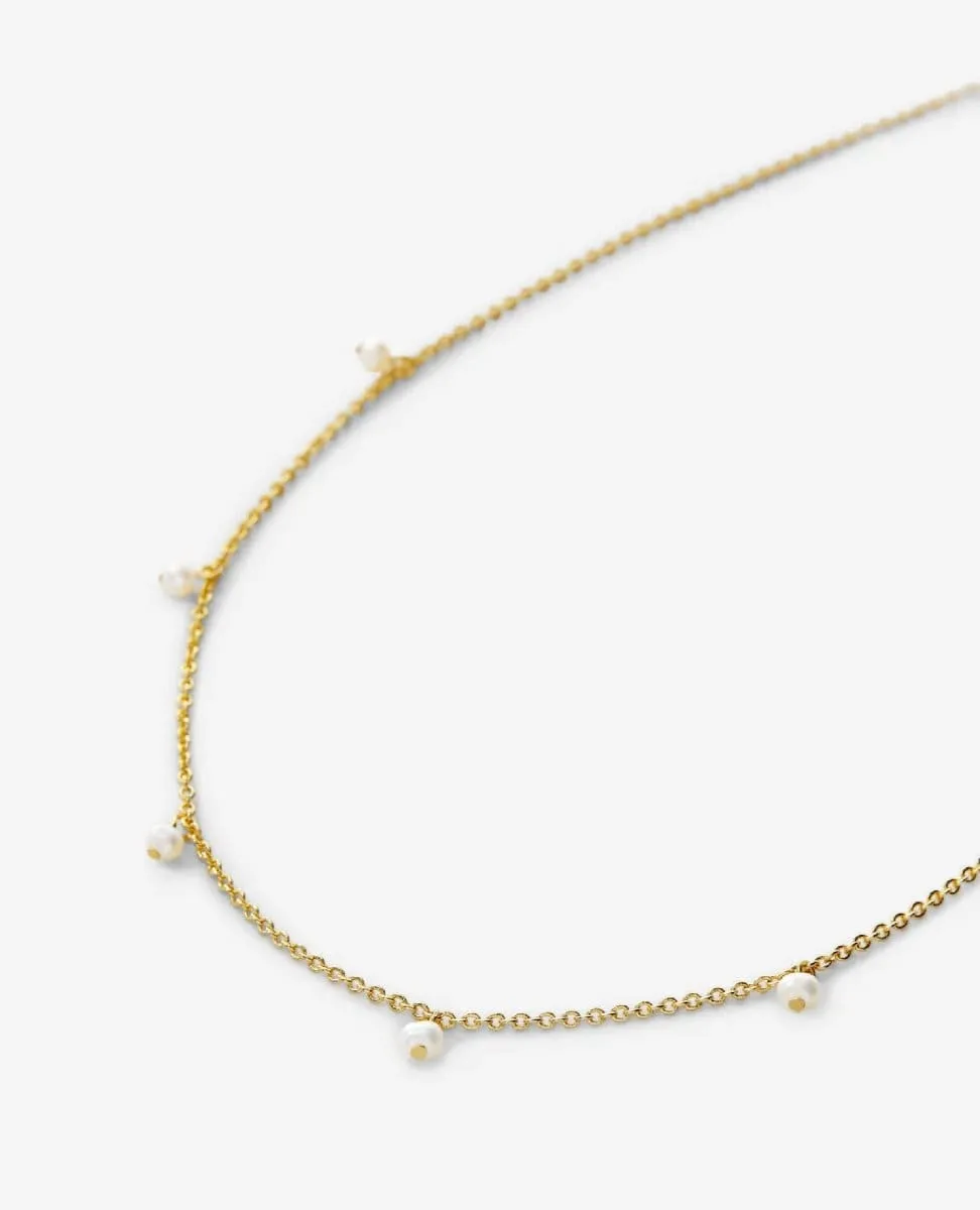 Grit Pearl Choker 14k Gold