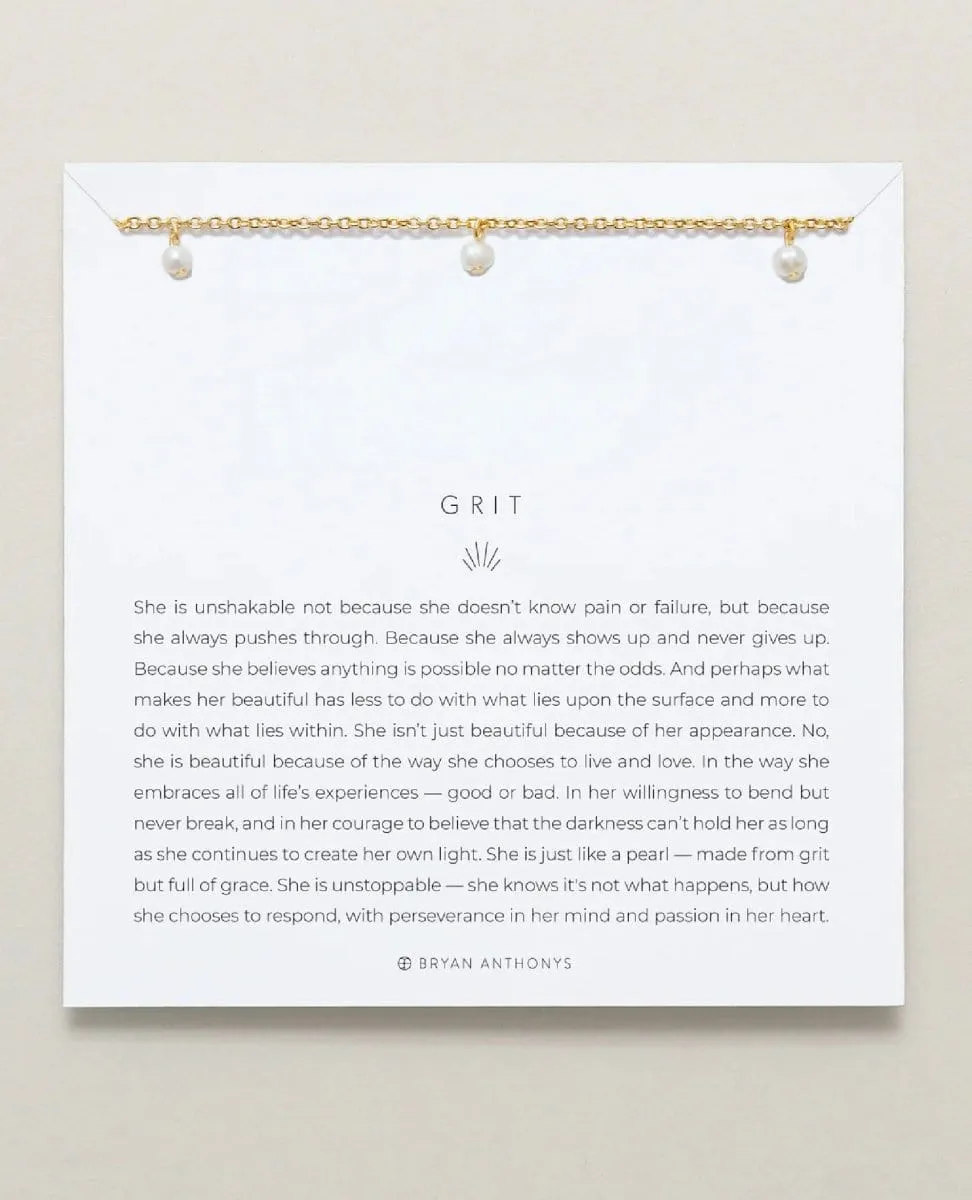 Grit Pearl Choker 14k Gold