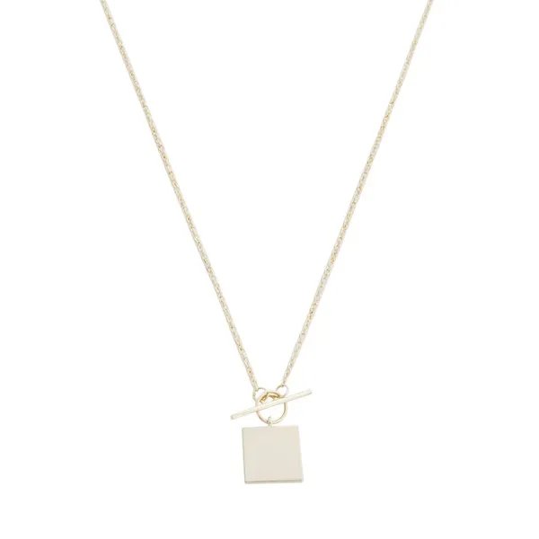Gwyneth Toggle Charm Necklace