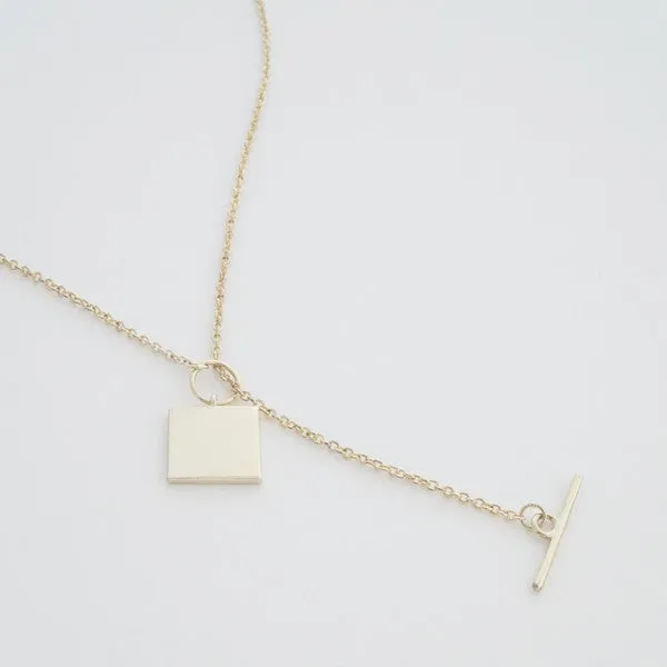 Gwyneth Toggle Charm Necklace