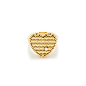 Heart Signet Ring