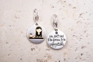 Heartfelt Emotions Silver 2-Tone Medallion - Teacher