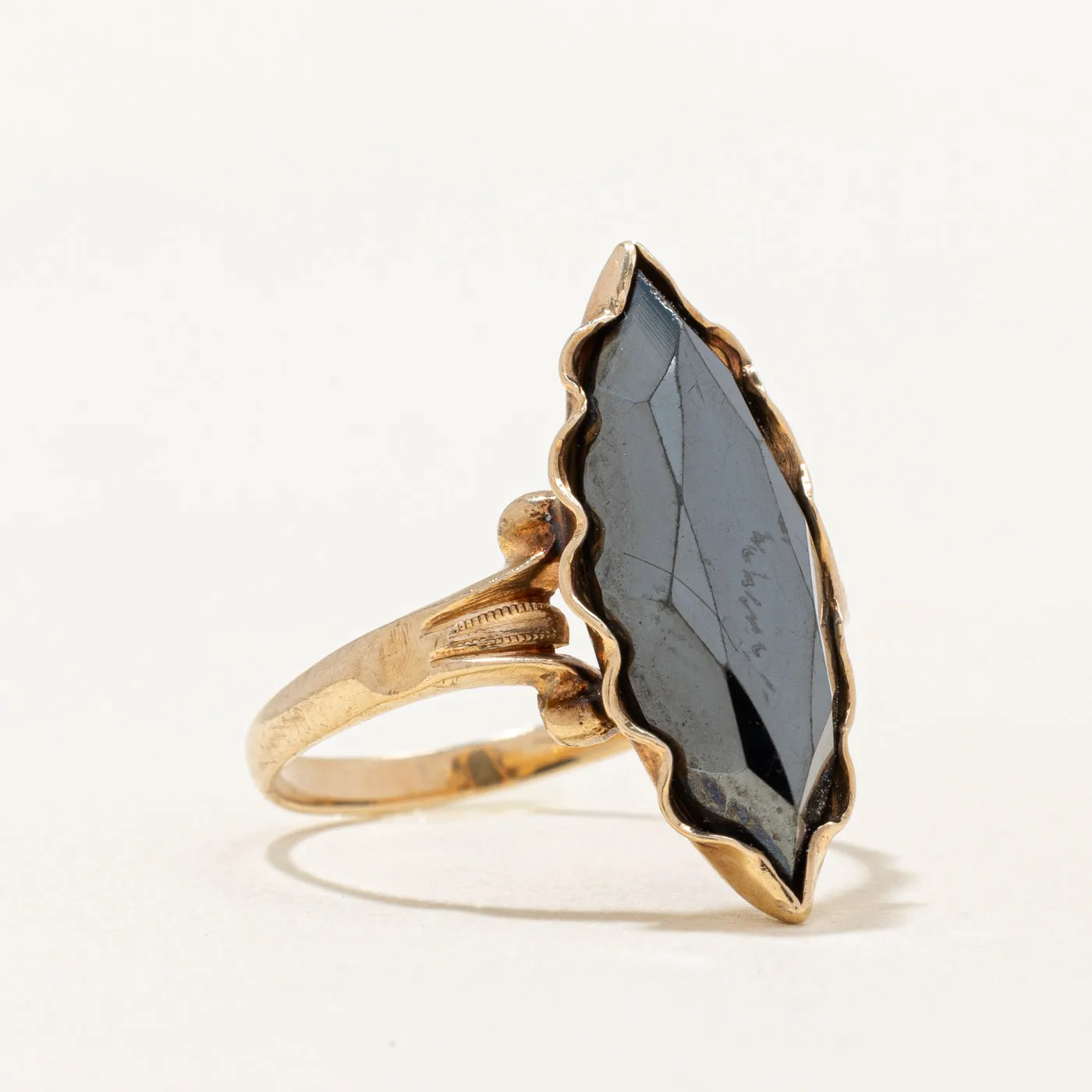 Hematite Cocktail Ring | 7.30ct | SZ 6.75 |