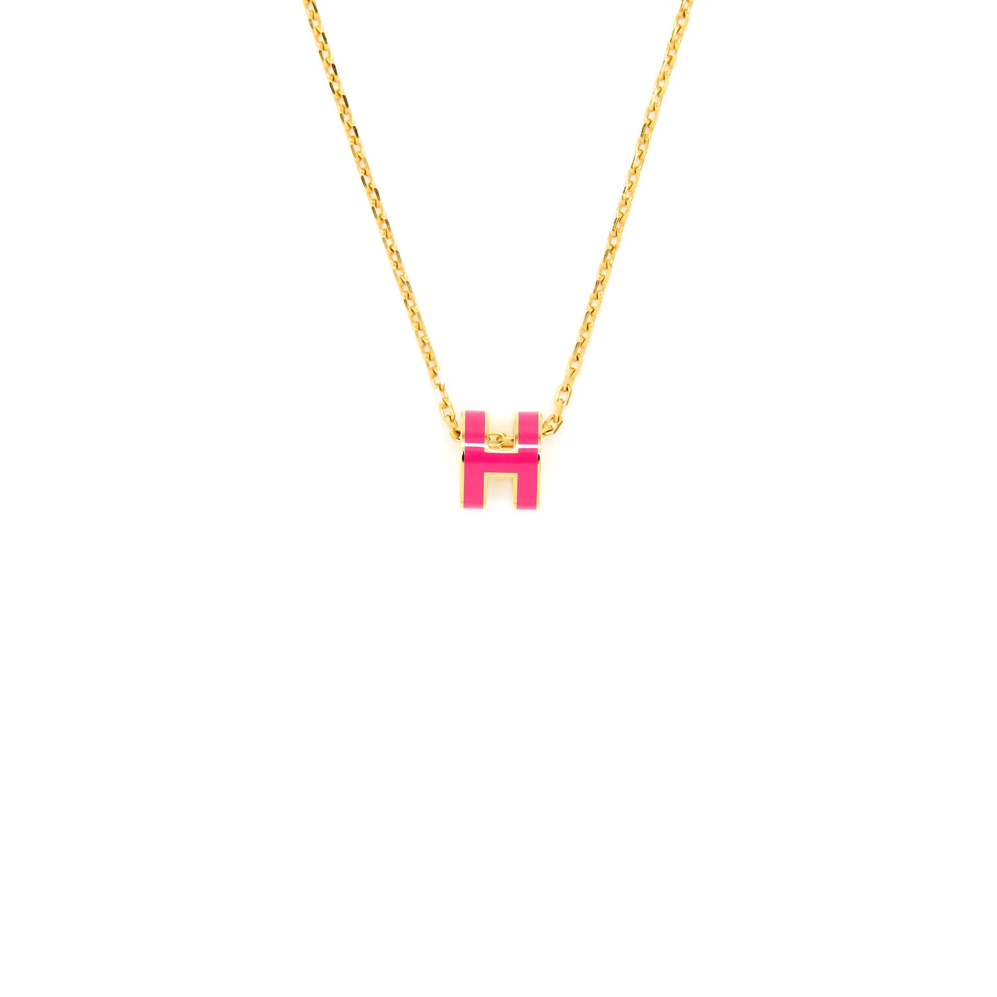 Hermes Mini Pop H Pendant S7 Rose Extreme GHW