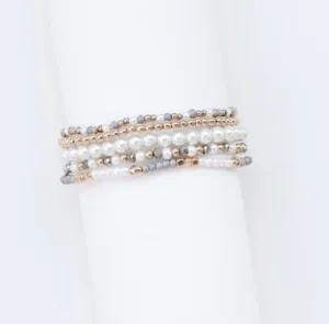 Hicks Gray Pearl Bracelets