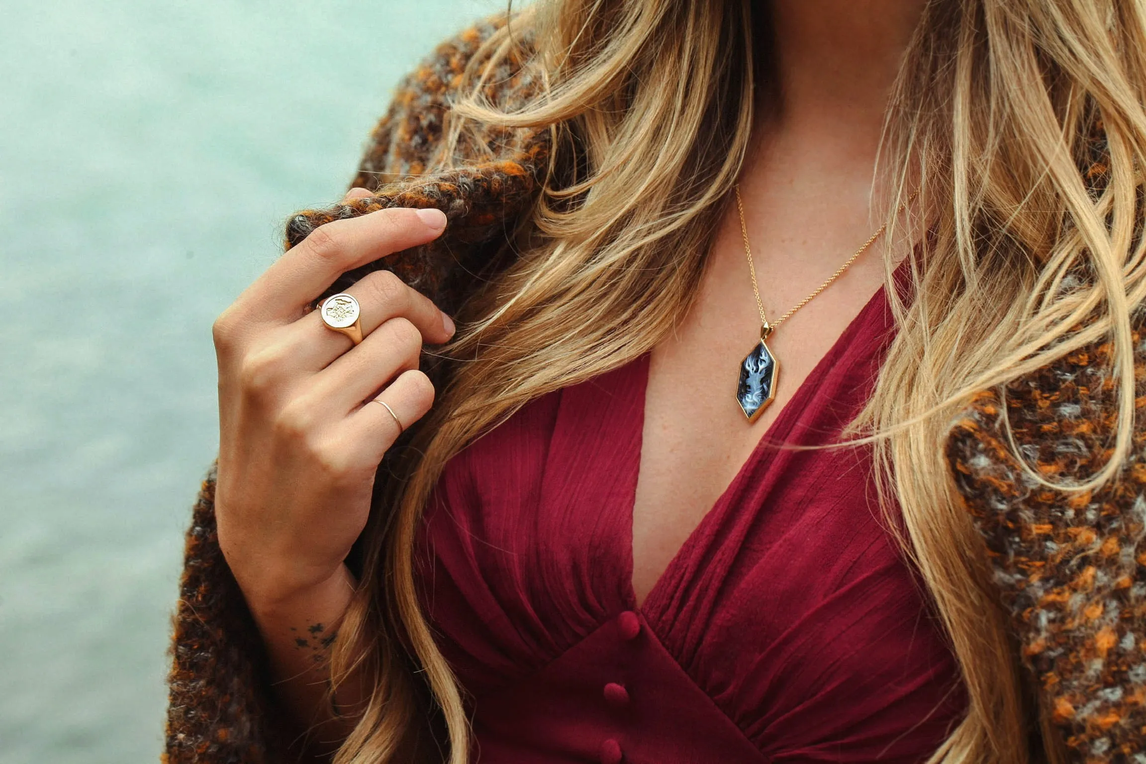 Hogwarts Crest Signet Ring