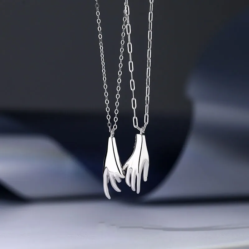 Holding You Couple Necklaces