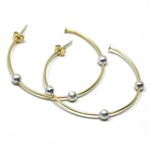 Hoop No.16 Small Gold with Sterling