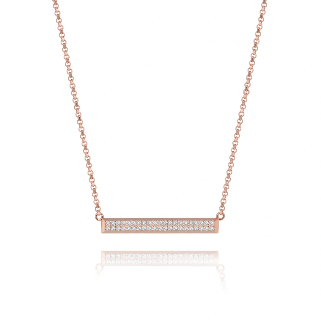 Horizontal Bar Necklace Galaxy Collection by Parastoo Behzad