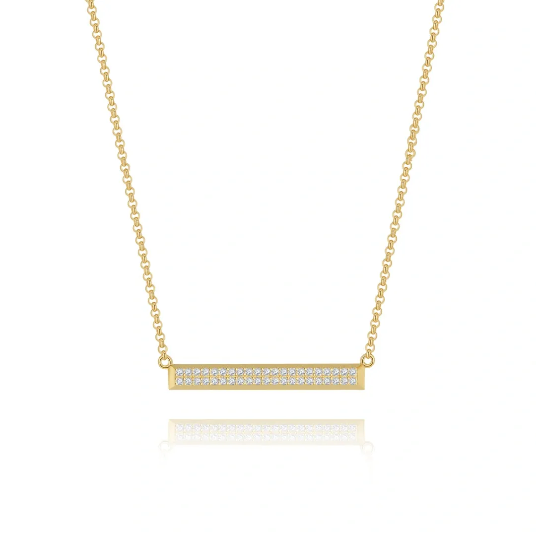 Horizontal Bar Necklace Galaxy Collection by Parastoo Behzad