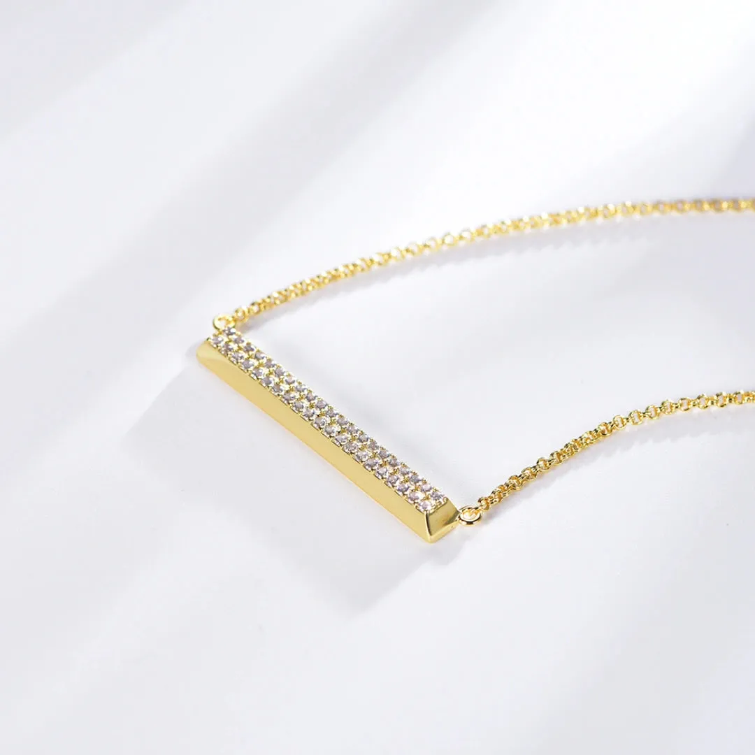 Horizontal Bar Necklace Galaxy Collection by Parastoo Behzad