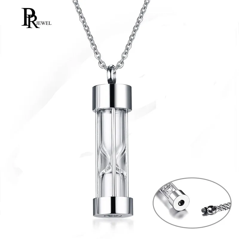Hourglass Ashes Pendant Necklace