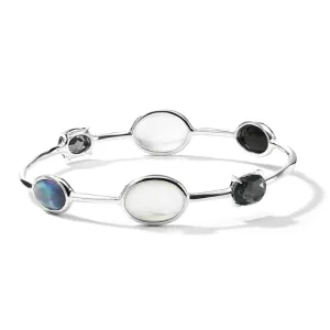 Ippolita Silver Rock Candy Blu Notte Nugget Bangle