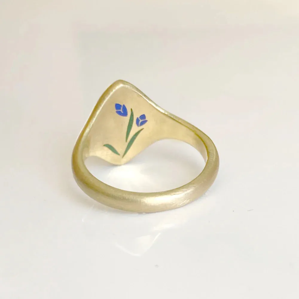 Iris Signet Ring