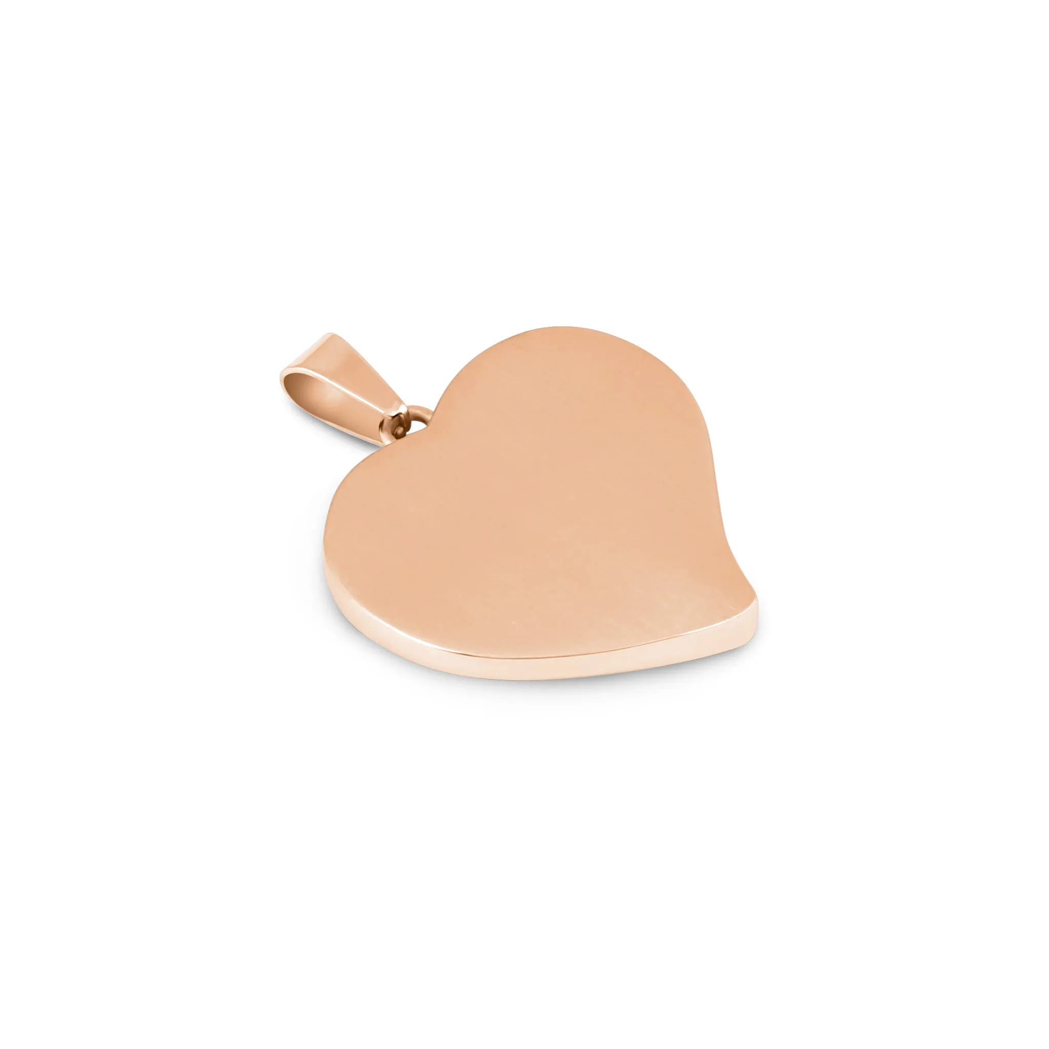 Jarrah Heart Necklace - Rose Gold