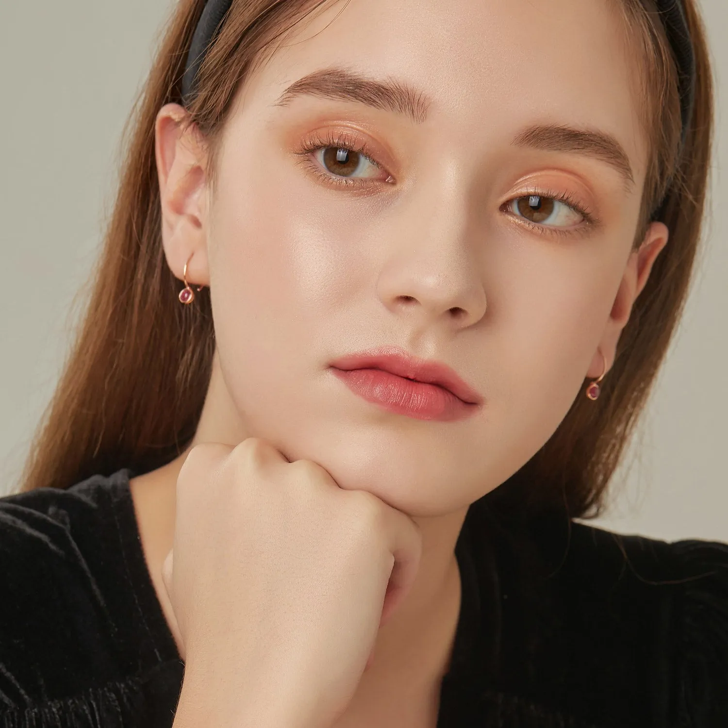 [July Birthstone] Debon D.D Gold Earring JDRERYS467R