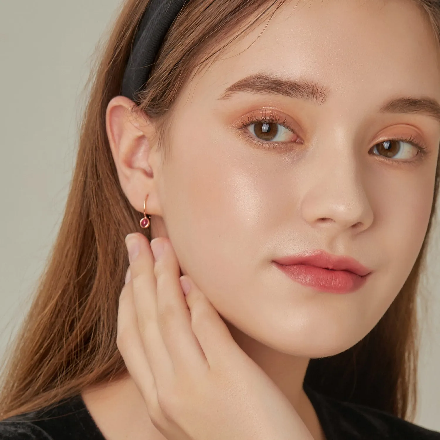 [July Birthstone] Debon D.D Gold Earring JDRERYS467R