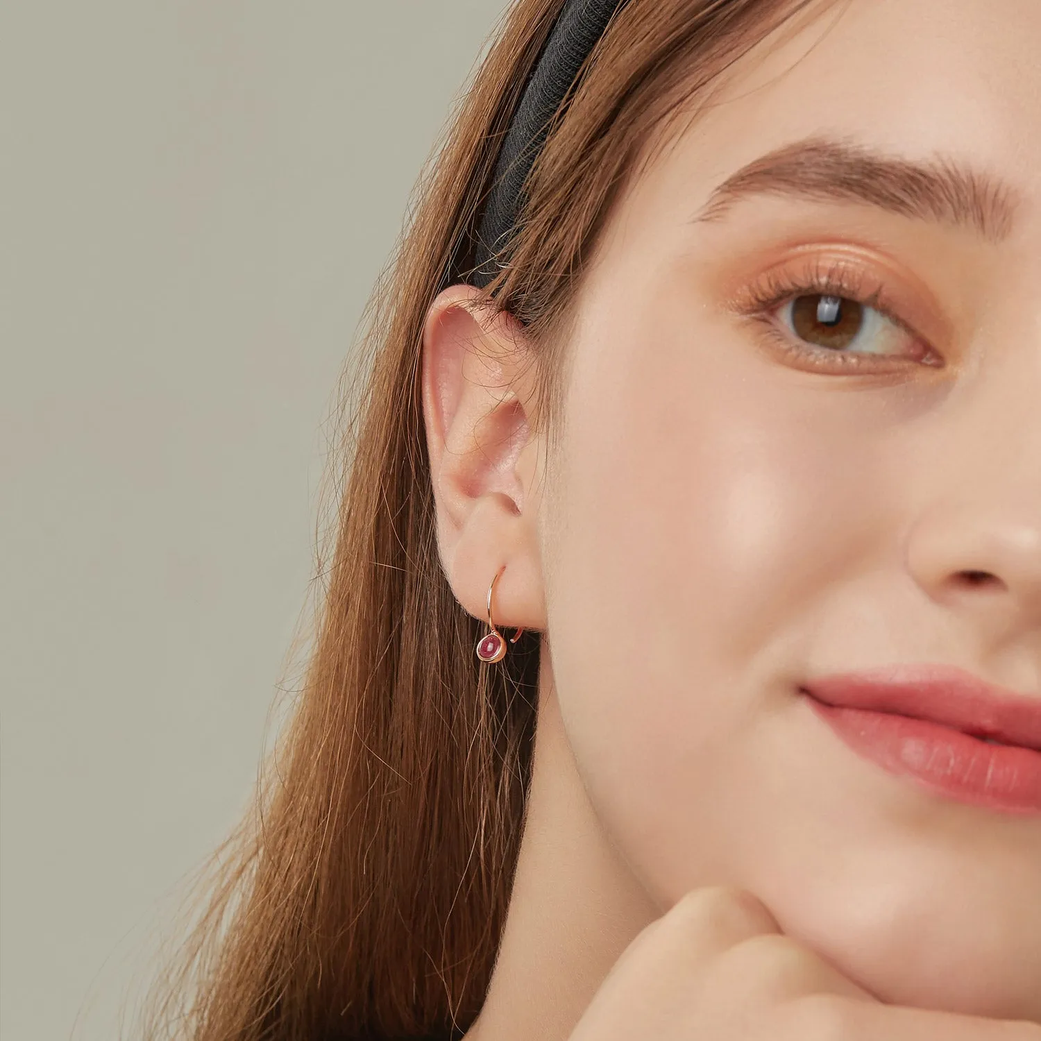 [July Birthstone] Debon D.D Gold Earring JDRERYS467R