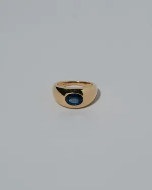 Jupiter Ring in Blue Sapphire - sz6 x Samples & Imperfects