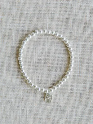 Kinsley Matte Silver Bracelet