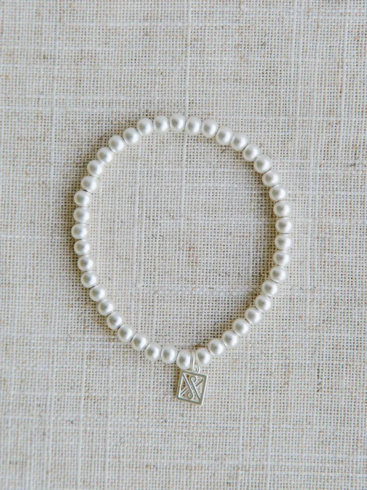 Kinsley Matte Silver Bracelet
