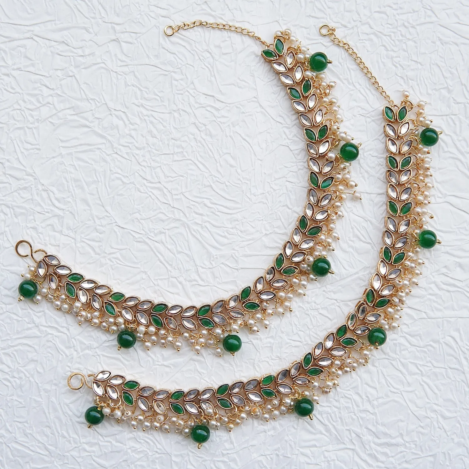 Kundan & Gemstone Anklets