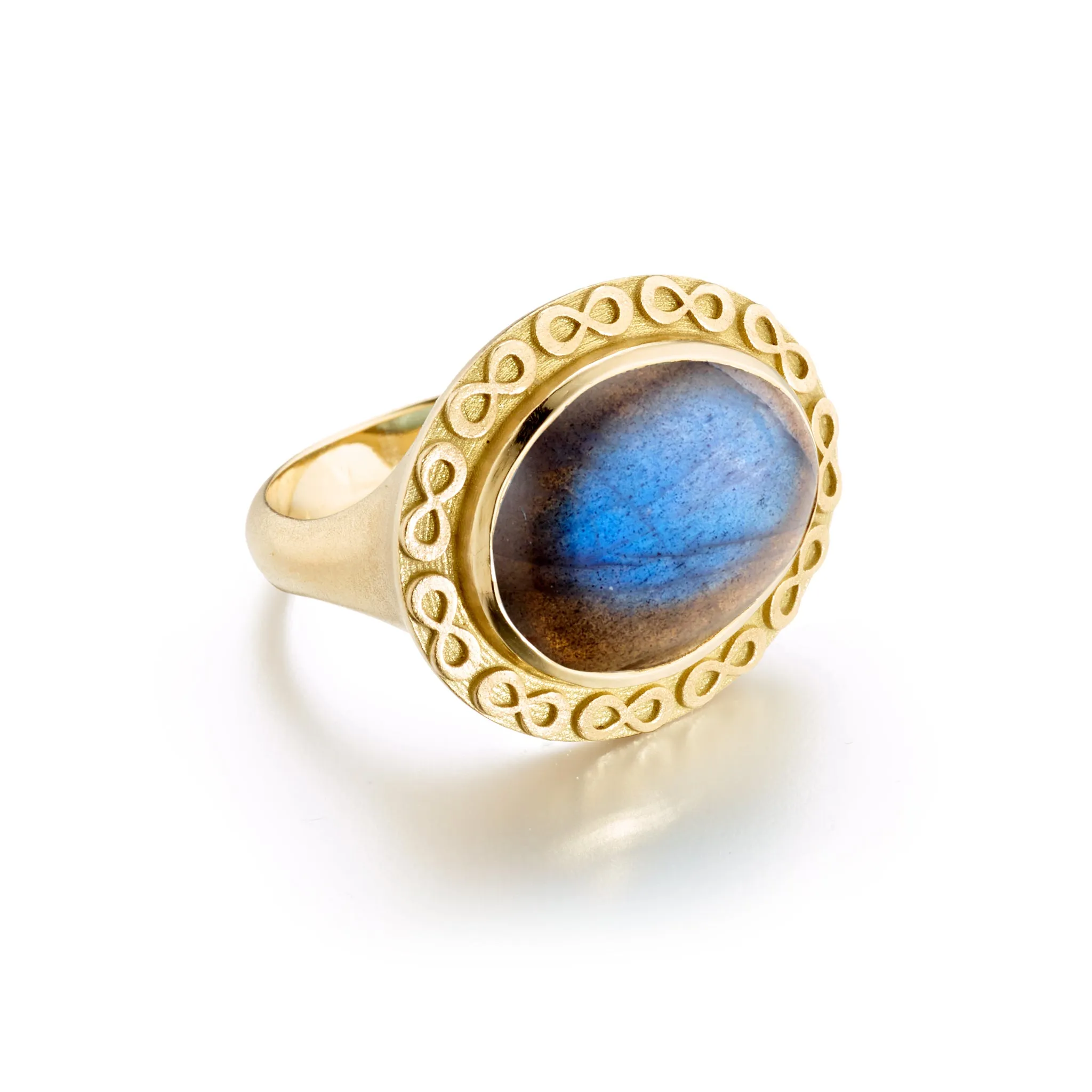Labradorite Infinity Cocktail Ring