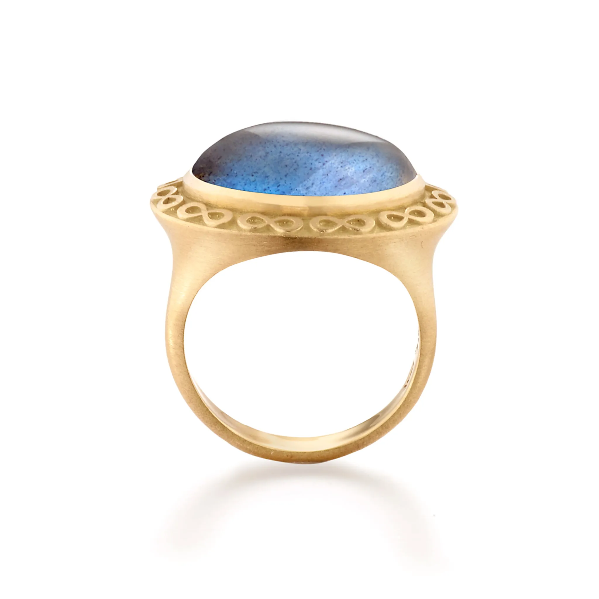 Labradorite Infinity Cocktail Ring