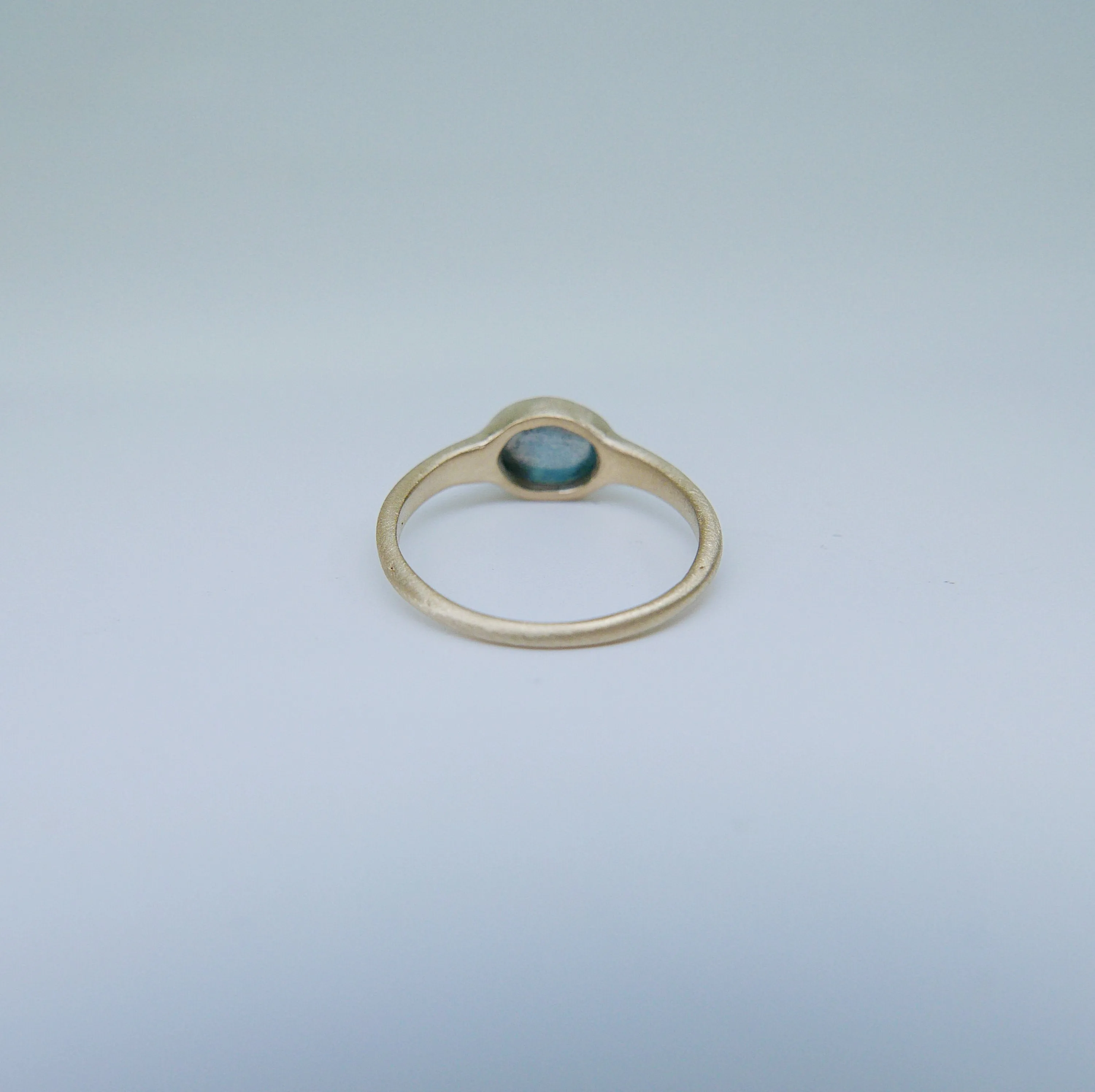 Labradorite Signet Ring