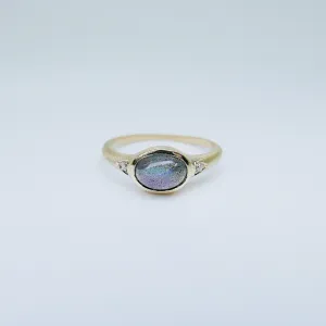 Labradorite Signet Ring