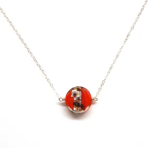 Leopard Print Murano Glass Necklace