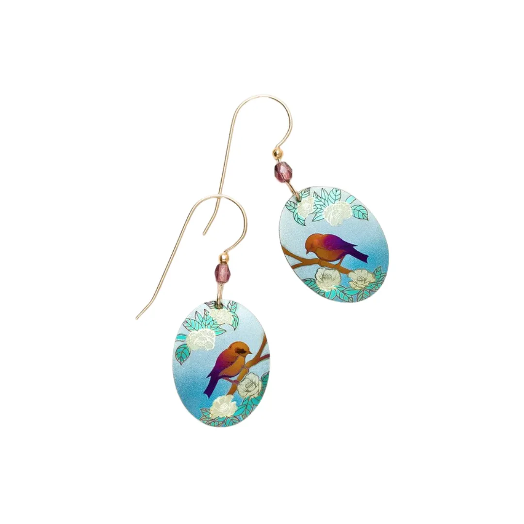 Light Blue Birdsong Earrings