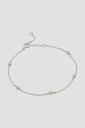 Lilibet Pearl Silver Bracelet