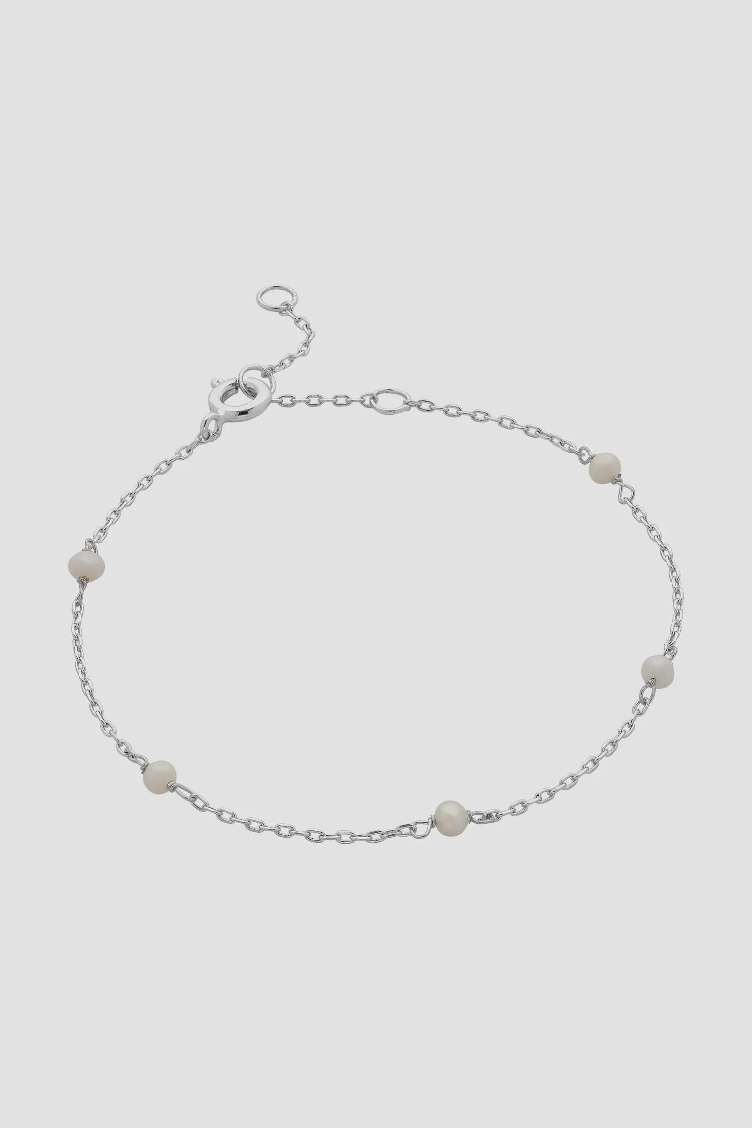 Lilibet Pearl Silver Bracelet
