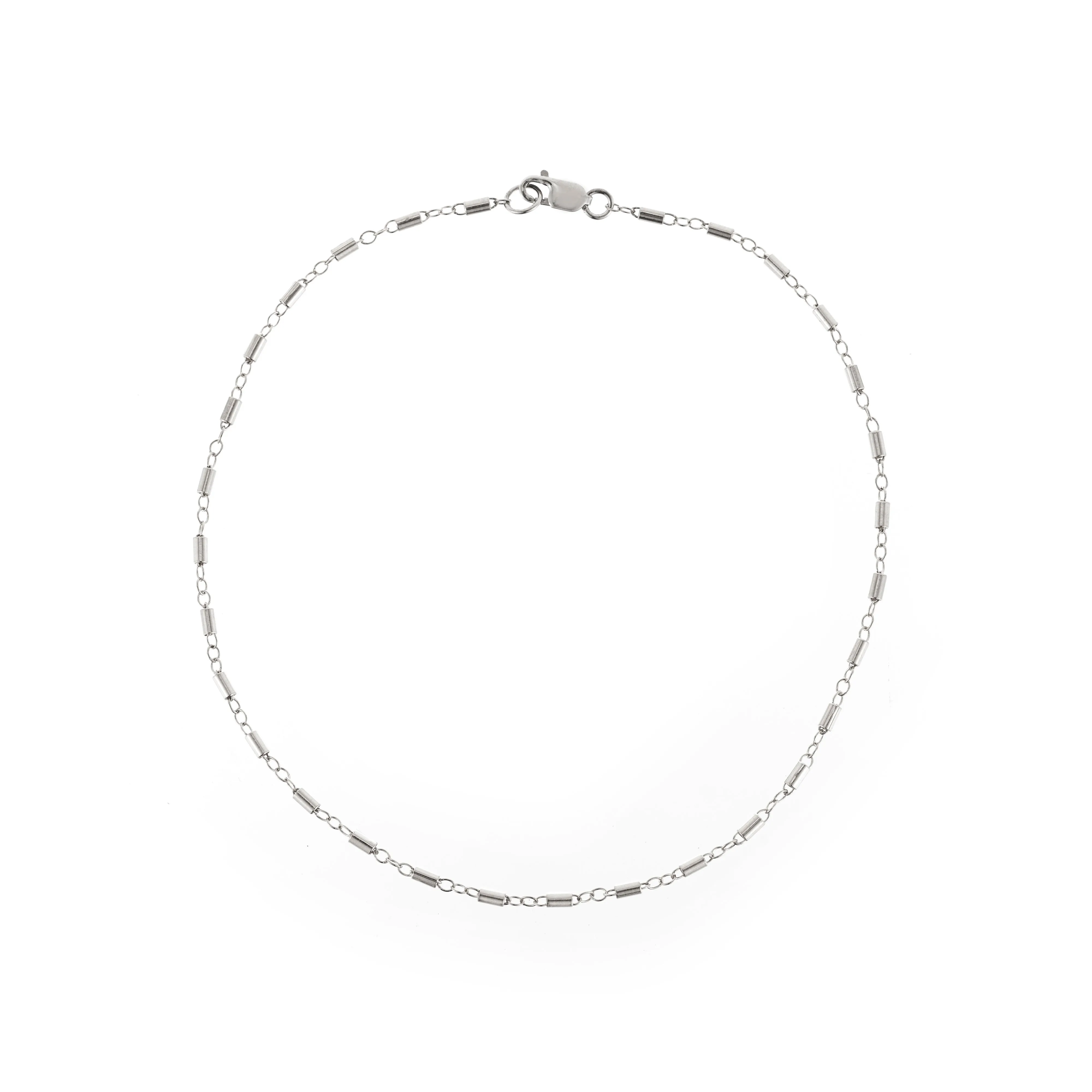 Lina Chain Anklet - Sterling Silver