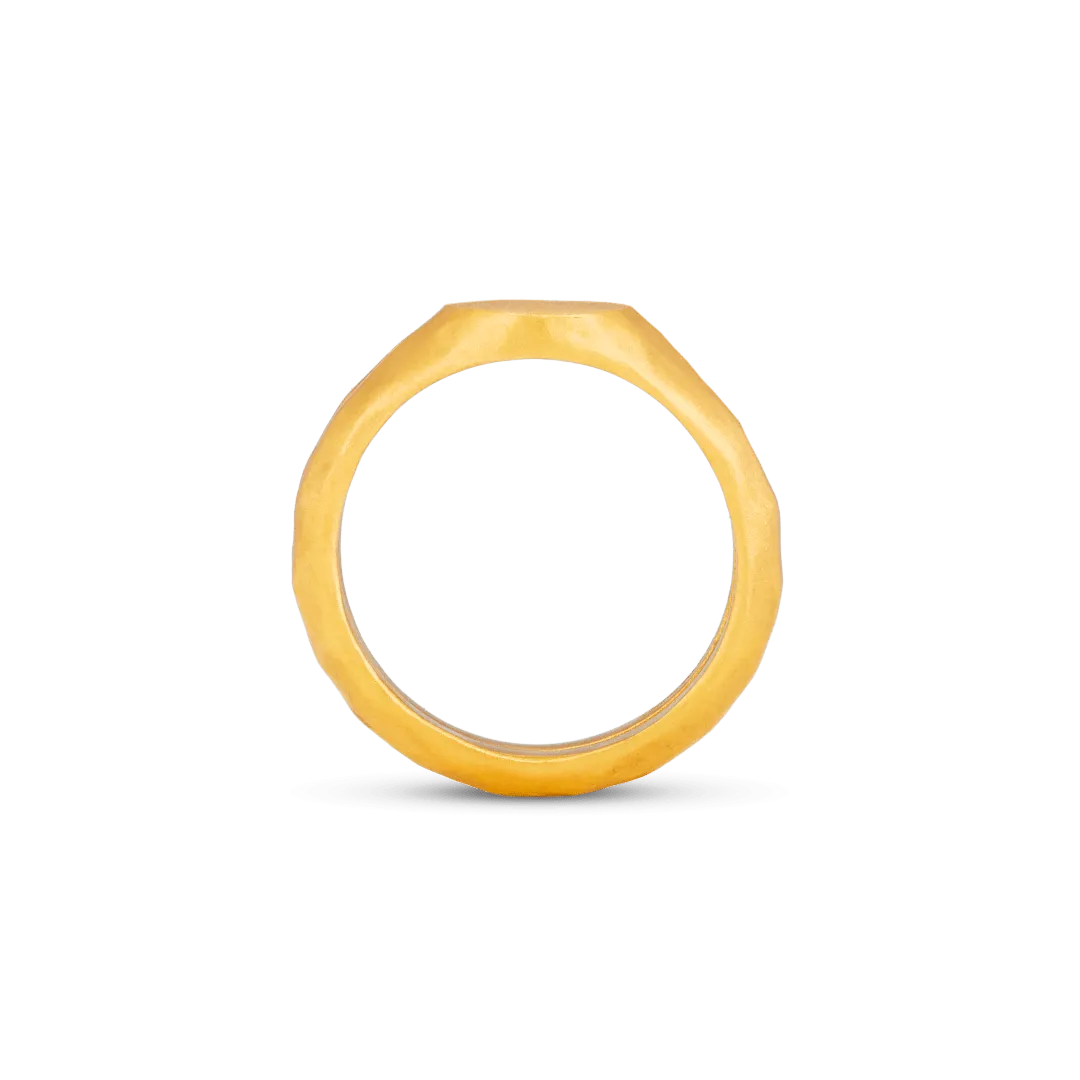 Liquid Metal Signet Ring Set