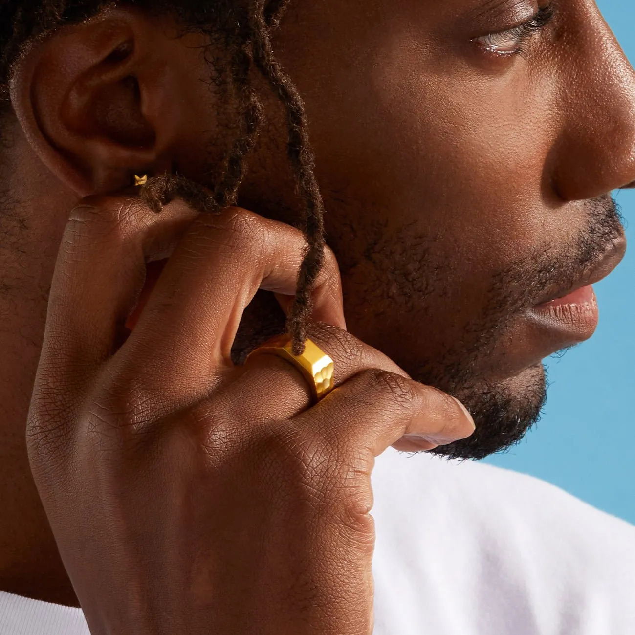 Liquid Metal Signet Ring