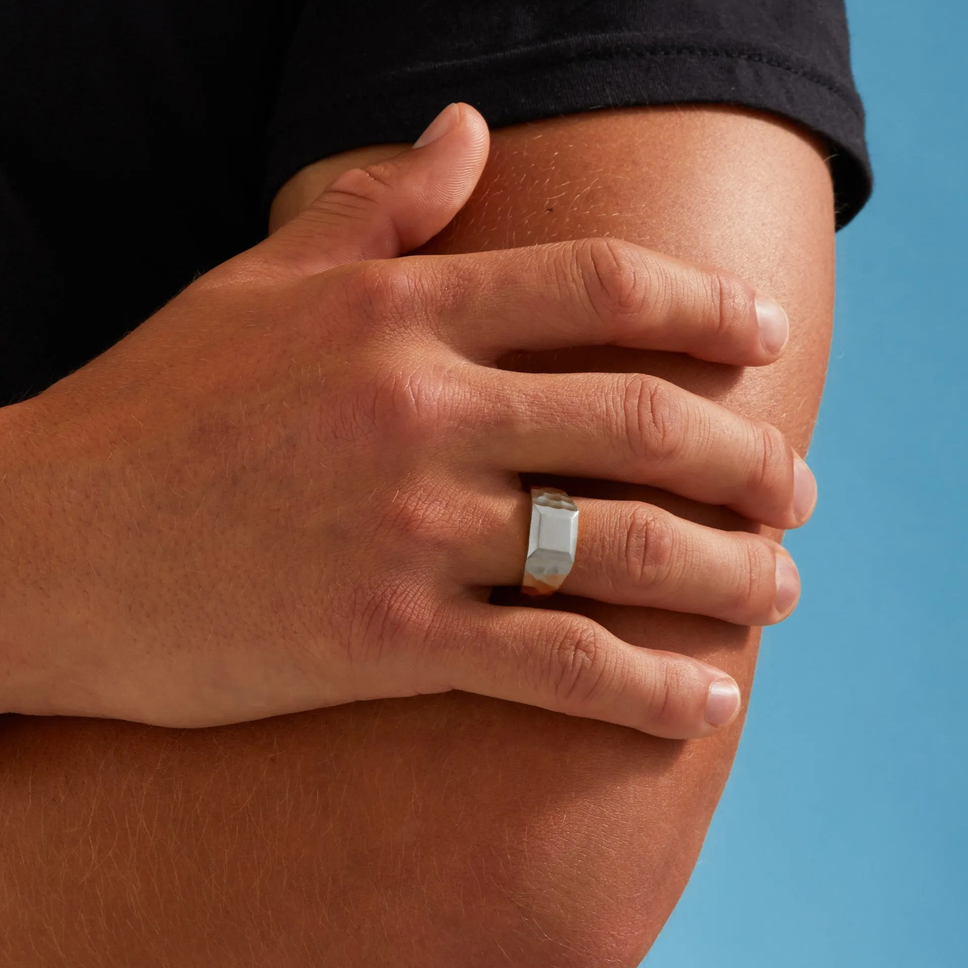Liquid Metal Signet Ring