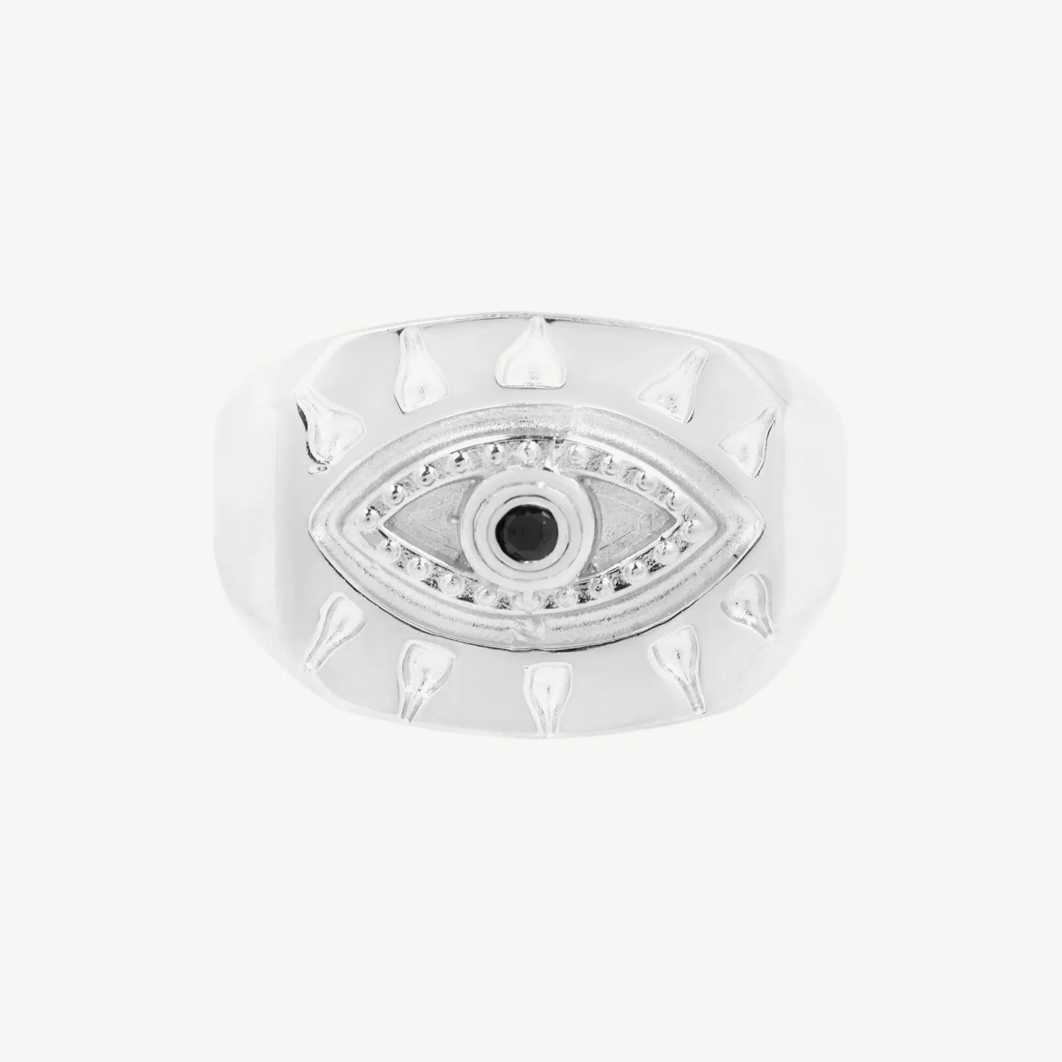 Lone Eye Signet in Black Spinel