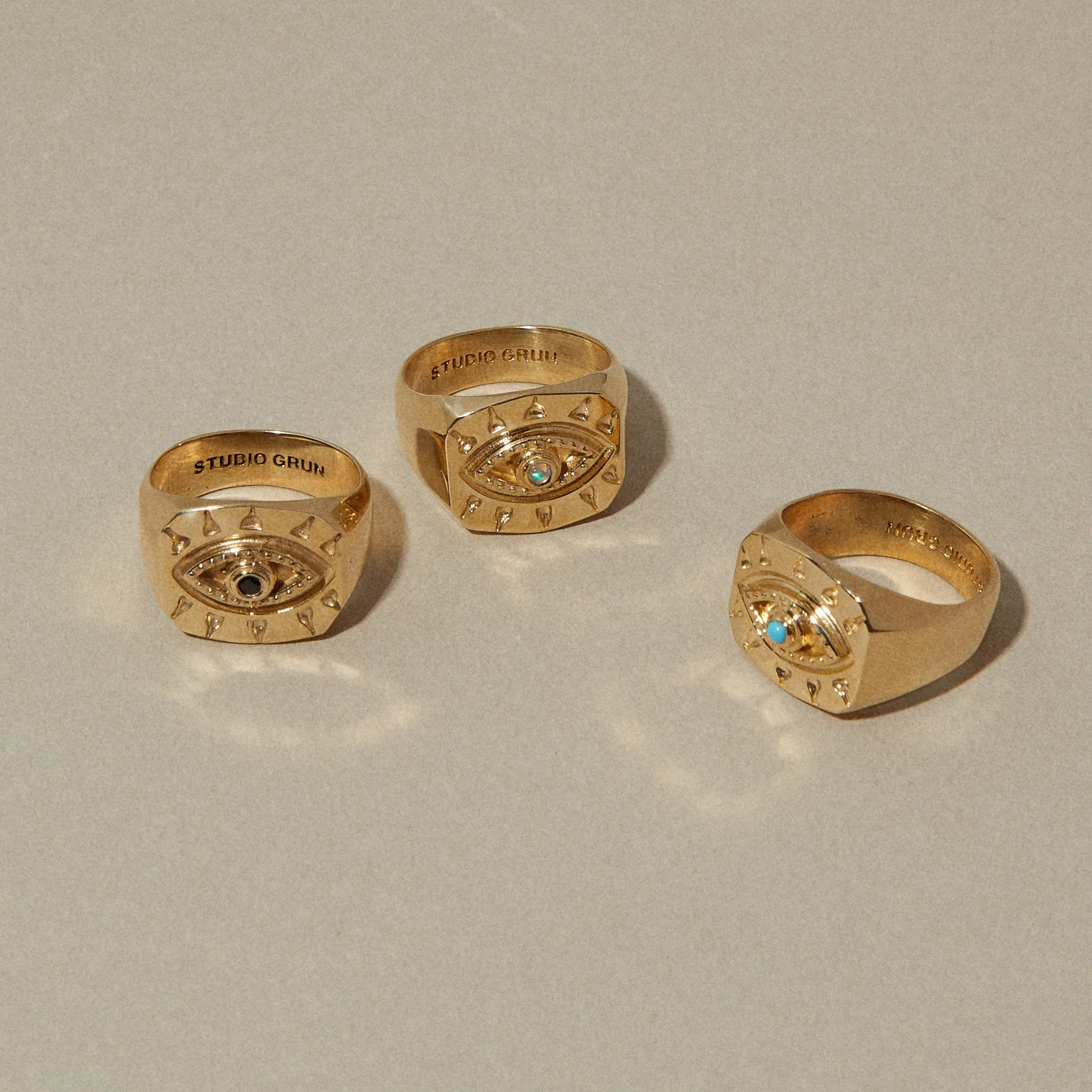 Lone Eye Signet in Black Spinel